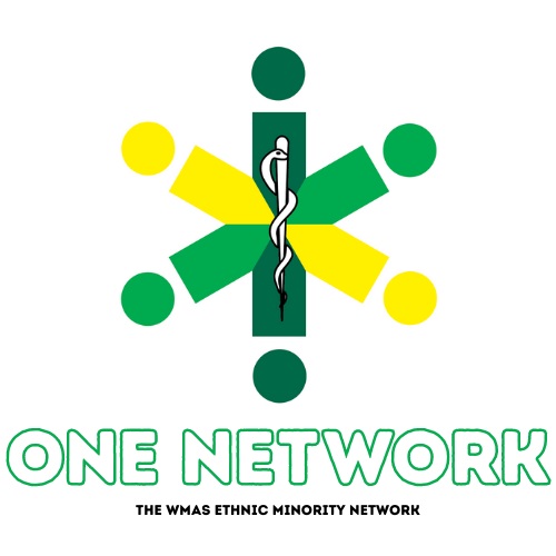 one network logo made up of i symbols in dark green, light green and yellow making up a 6 point tsar shape.