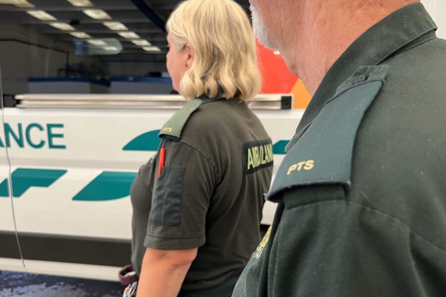 Non-Emergency patient transport service person